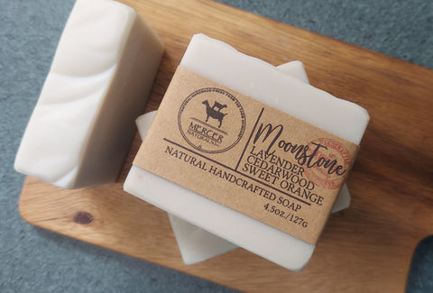 MOONSTONE Natural Soap-lavender/cedarwood/sweet orange blend (vegan)