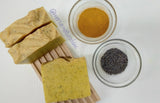 Turmeric Zing Natural Soap- scrub bar (vegan)